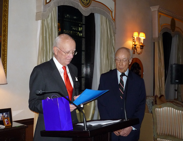 US-Japan Foundation Honors Mr. Minoru“Ben”Makihara