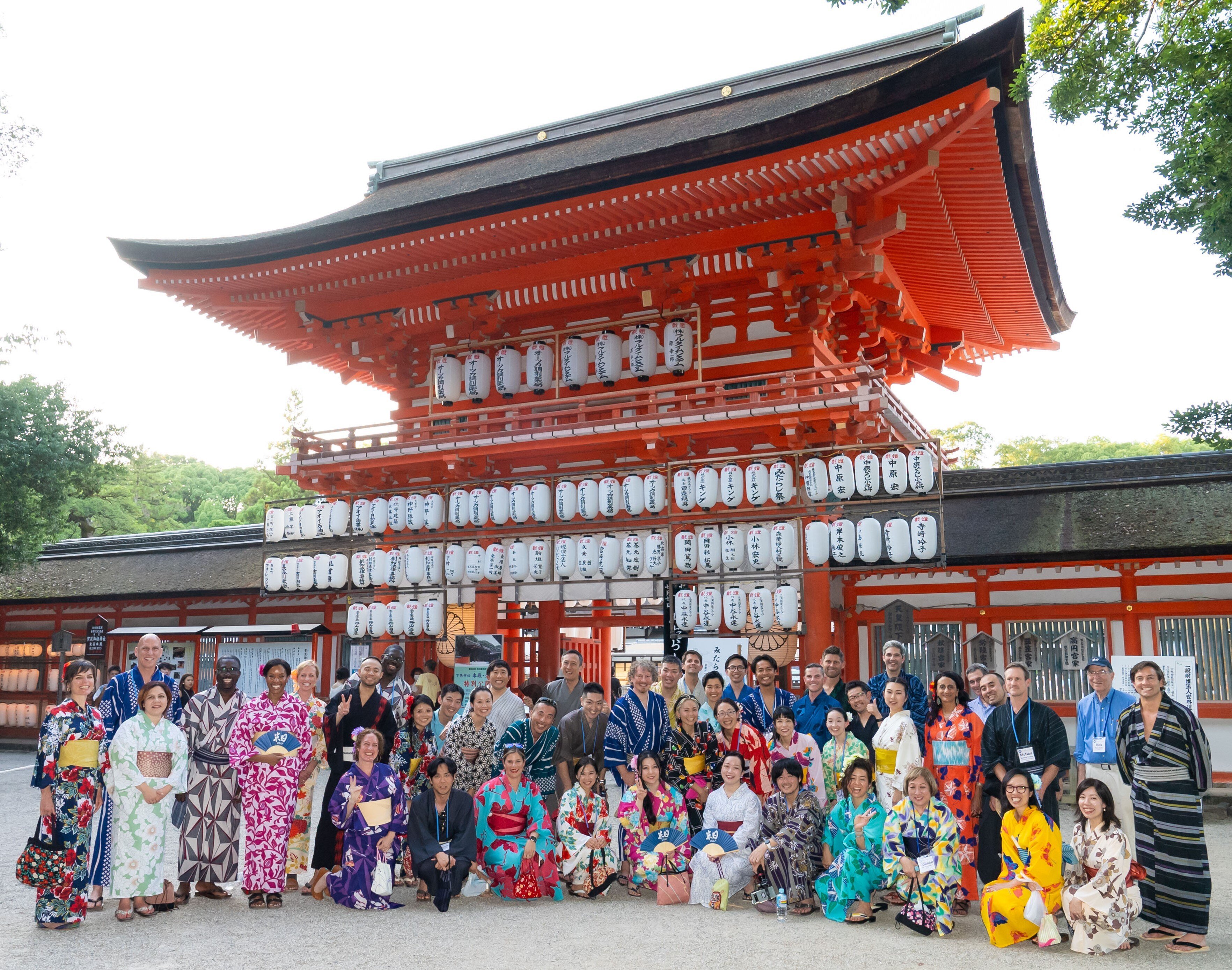 Class of 2023 at Shimogamo Shrine