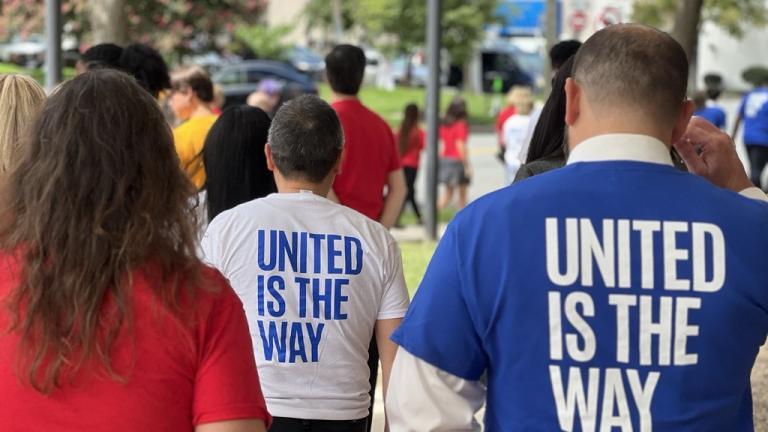 United Is The Way T-shirt crew